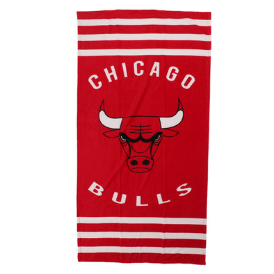 Northwest NBA Chicago Bulls "Stripes" Beach Towel, 30" x 60"