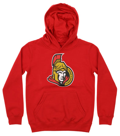 Outerstuff NHL Youth Ottawa Senators Primary Logo Fleece Hoodie