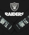 Zubaz NFL Men's Oakland Raiders Hoodie w/ Oxide Sleeves