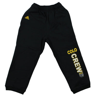 Adidas MLS Soccer Youth Girls Columbus Crew Sweatpants Pants - Black