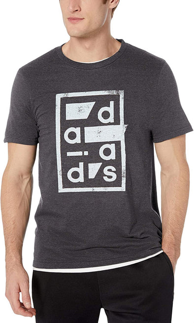 Adidas Men's Scatter Amplifier Tee Shirt, Dark Grey