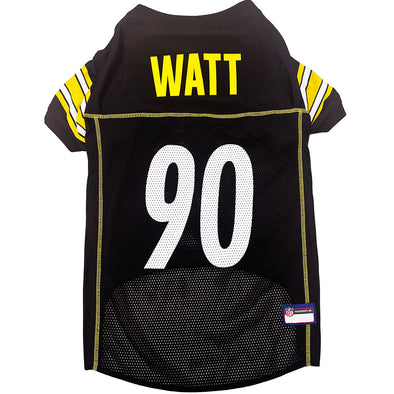 Pets First NFL Dogs & Cats Pittsburgh Steelers TJ Warr #90 Jersey