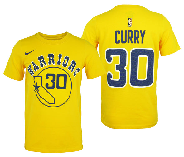 Nike NBA Youth Golden State Warriors Stephen Curry #30 Hardwood Classics Dry Fit Tee