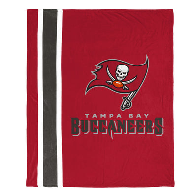 FOCO NFL Tampa Bay Buccaneers Plush Soft Micro Raschel Throw Blanket, 50 x 60
