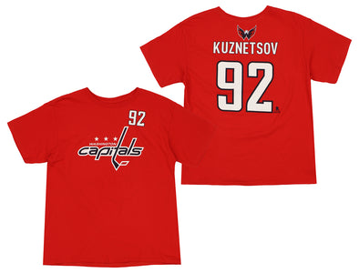 Outerstuff NHL Youth Boys Washington Capitals Evgeny Kuznetsov Play T-Shirt
