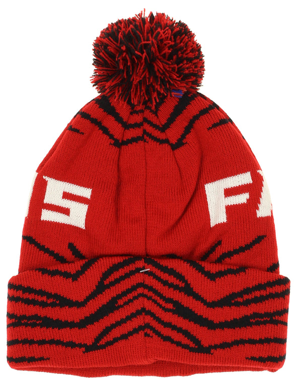 FOCO X Zubaz NFL Collab 3 Pack Glove Scarf & Hat Outdoor Winter Set, Atlanta Falcons