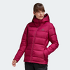 Adidas Women's Helionic Down Jacket, Power Berry