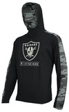 Zubaz NFL Men's Las Vegas Raiders Elevated Lightweight Hoodie W/ Camo Accents