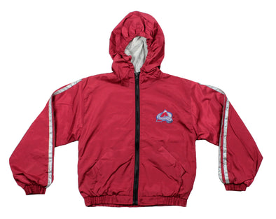 Colorado Avalanche NHL Youth Lightweight Reversible Hooded Jacket, Maroon