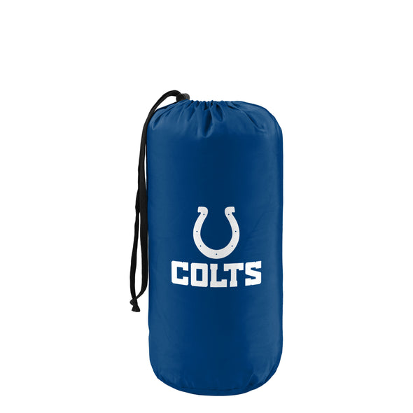 FOCO NFL Indianapolis Colts Exclusive Outdoor Wearable Big Logo Blanket, 50" x 60"