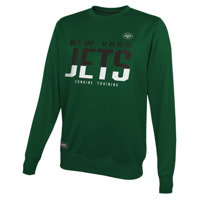 Outerstuff NFL Men's New York Jets Pro Style Performance Fleece Sweater