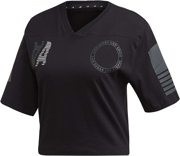 Adidas Women's Athletics Pack Graphic Short Sleeve T-Shirt, Black
