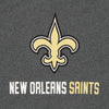 Zubaz NFL New Orleans Saints Men's Heather Grey Fleece Hoodie