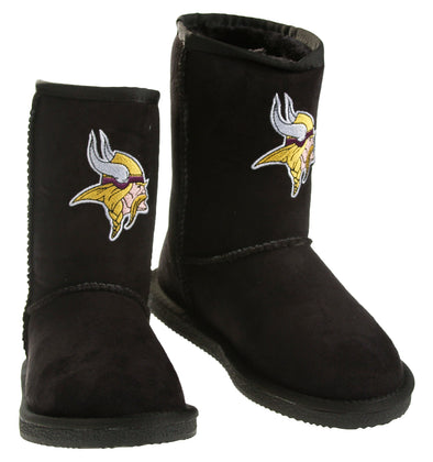 Cuce Shoes NFL Women's Minnesota Vikings The Ultimate Fan Boots Boot - Black