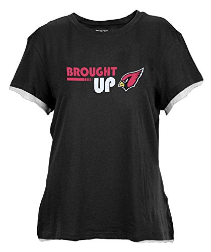 Reebok NFL Women's Arizona Cardinals Brought Up Cap Sleeve Tissue Tee