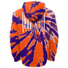 Outerstuff NCAA Youth Clemson Tigers Tie Dye Pullover Fleece Hoodie