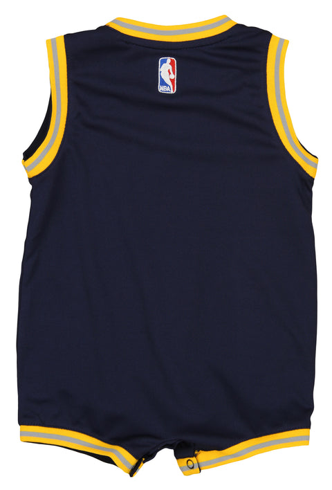 Adidas NBA Infants Indiana Pacers Replica Road Blank Romper, Navy