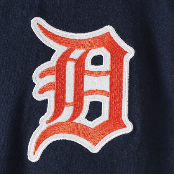 Mitchell & Ness MLB Youth Boys (8-20) Detroit Tigers 3/4 Sleeve Henley Tee