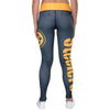 Forever Collectibles NFL Women's Pittsburgh Steelers Marble Wordmark Leggings