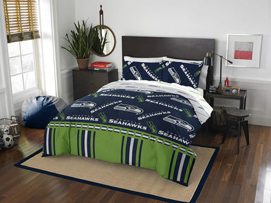 Northwest NFL Seattle Seahawks Rotary Bed In Bag Set, Size Options