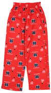 Outerstuff NBA Boys Youth (4-16) Washington Wizards All-Over Print Lounge Pant, Red