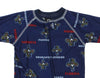 NHL Infants Florida Panthers Full Zip Raglan Logo Print Coverall, Navy
