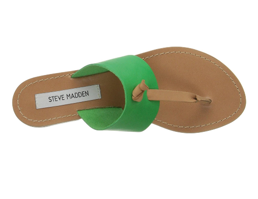 Steve Madden Women's Olivia Leather Thong Sandals, Color Options