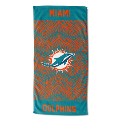 Northwest NFL Miami Dolphins State Line Beach Towel, 30x60