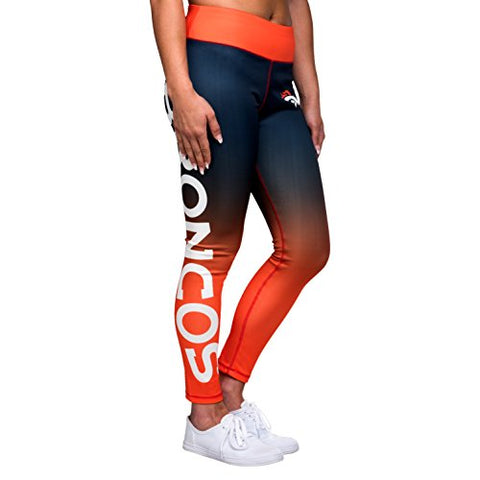 Forever Collectibles NFL Women's Denver Broncos Gradient 2.0 Wordmark Legging