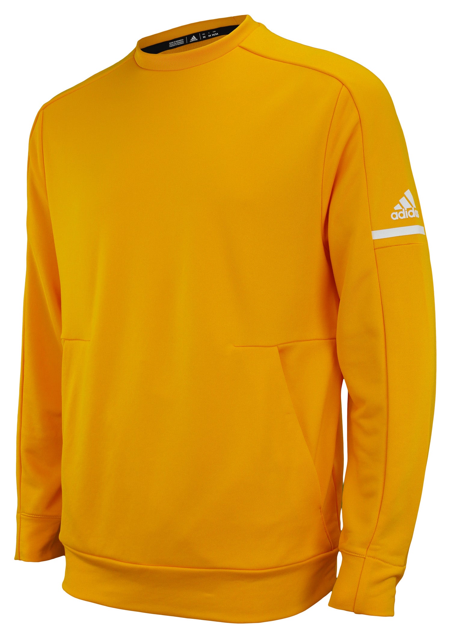 Adidas yellow crew neck online