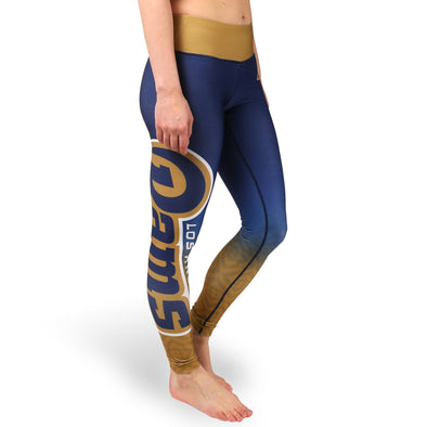 FOCO NFL Women's Los Angeles Rams Gradient Print Leggings