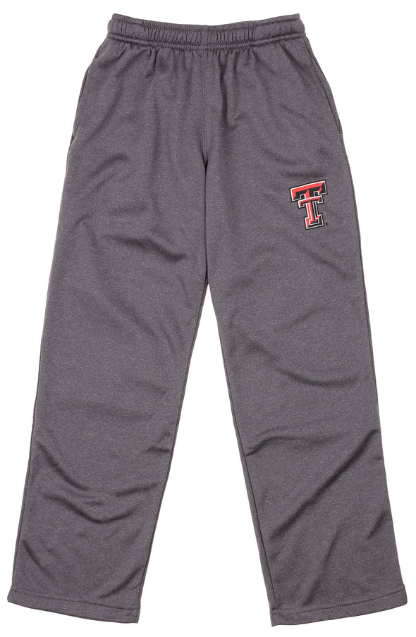 OuterStuff NCAA Boys Youth Texas Tech Red Raiders Basic Grey Track Pants