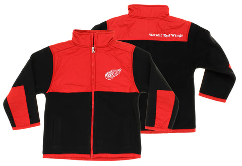 NHL Youth/Little Kids Detroit Red Wings Danali Fleece Jacket, Red/Black