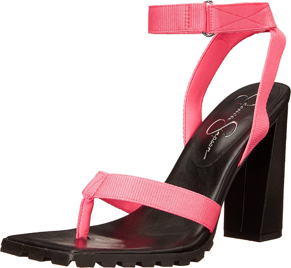 Jessica Simpson Kielne Women's Mixed Media Block Heel Sandals