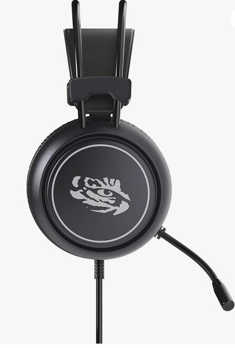 SOAR NCAA LSU Tigers LED Gaming Headset Headphones and Mic