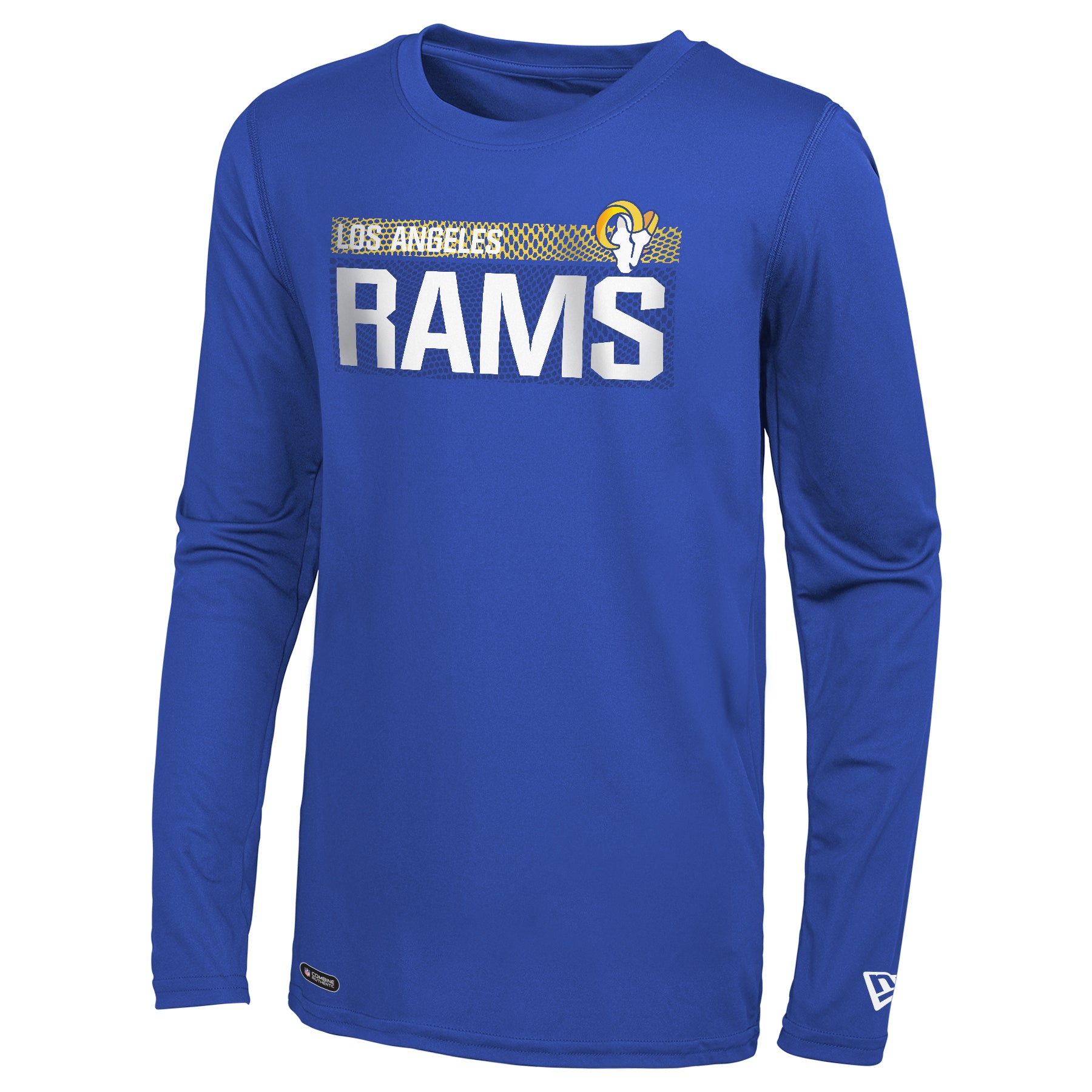 New Era NFL Men's Los Angeles Rams Blitz Long Sleeve Performance