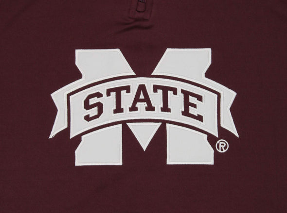Outerstuff Men's NCAA Mississippi State Bulldogs Fan Basic 1/4 Zip Hoodie