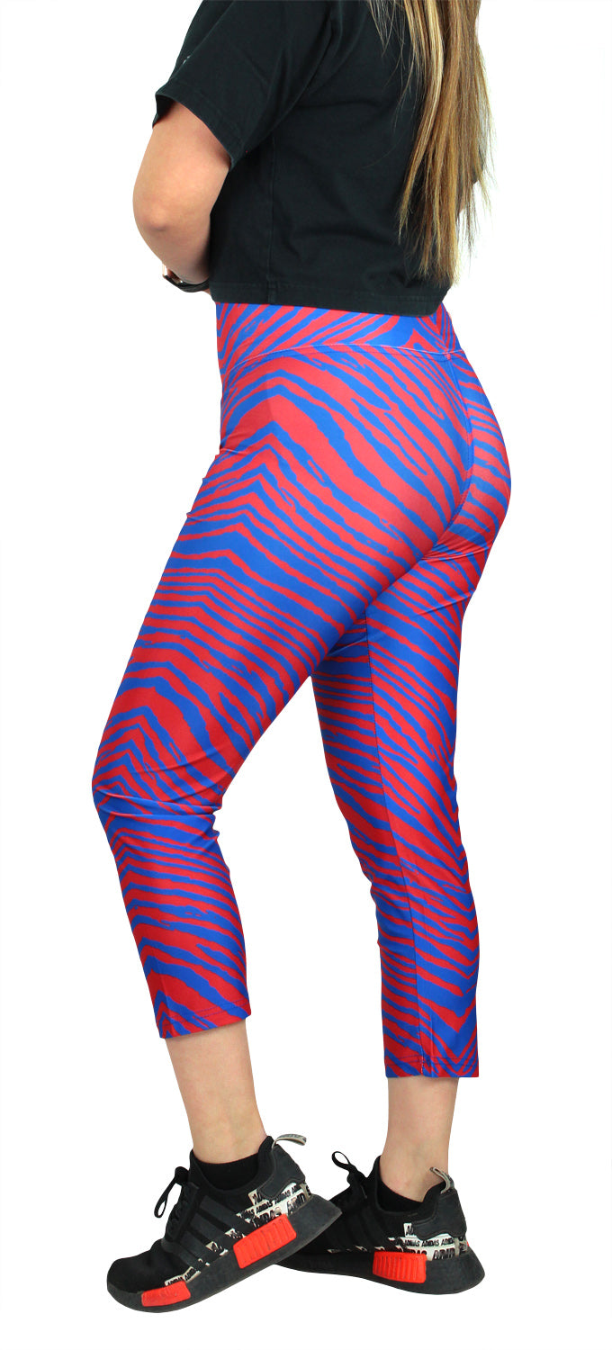 Buffalo Kid's Scoutiez Leggings / Zebra Inspired / Love Scout Designs Zubaz / Bills Zubaz / Buffalo Zubaz / Zubaz Gear