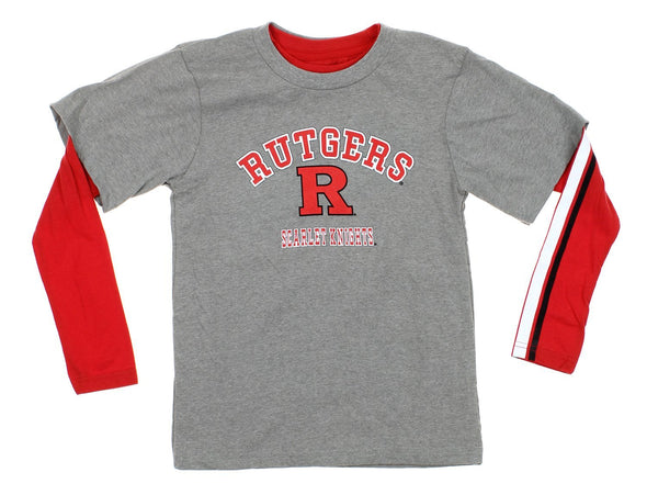 NCAA Kids/Youth Rutgers Scarlet Knights Classic Fade 2 Shirt Combo Pack
