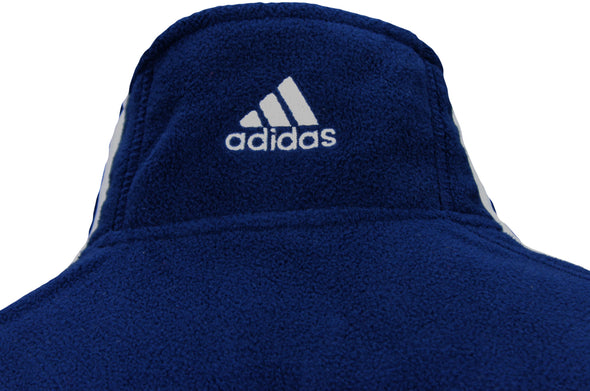 Adidas Mens 1/4 Zip Navy Polar Fleece Sweatshirt