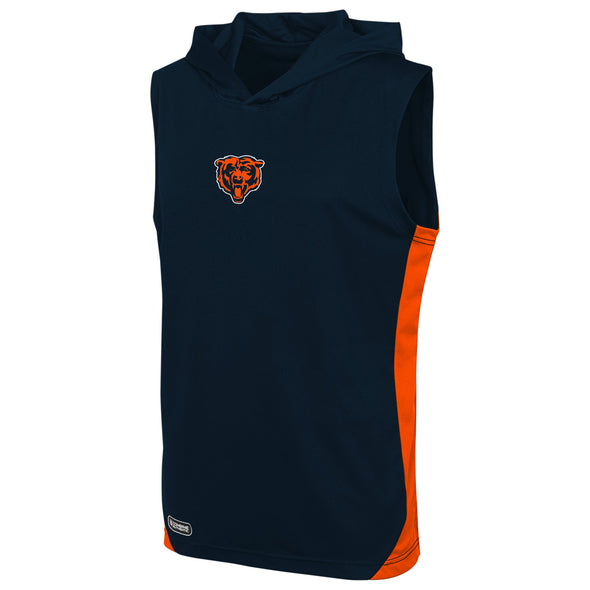 New Era NFL Men's Chicago Bears Champions Flair Hooded Muscle T-Shirt