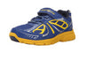 Stride Rite Little Kids Racer Light-up Bolt Running Shoe, Navy/Yellow