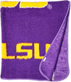 Northwest NCAA Louisiana State University Tigers Sherpa Throw Blanket