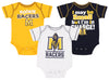 Outerstuff NCAA Infants Murray State Racers 3 Pack Creeper Bodysuit Set