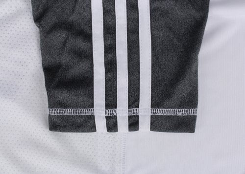 Adidas Youth Athletic Performance Climalite T-Shirt, White / Dark Gray