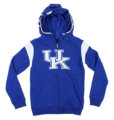NCAA Youth Kentucky Wildcats Full Zip Fleece Helmet Hoodie