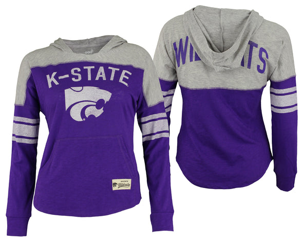 OuterStuff NCAA Youth Girls Kansas State Wildcats Monument Slouchy Hoodie