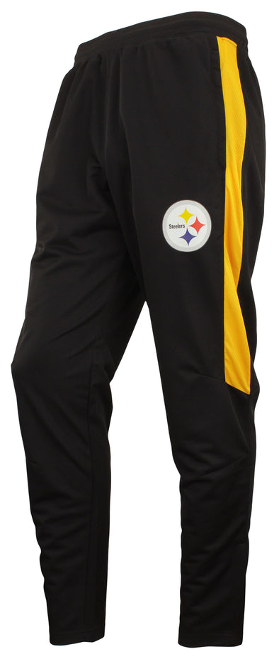 Zubaz NFL Football Men's Pittsburgh Steelers Athletic Track Pant