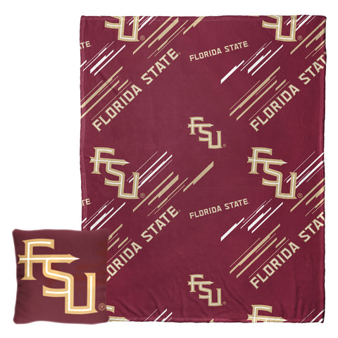 Northwest NCAA Florida State Seminoles Pillow & Silk Touch Throw Blanket Set