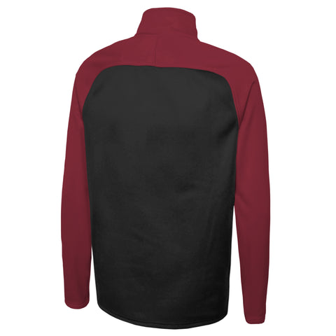 Outerstuff NFL Men's Arizona Cardinals O-Line Performance 1/4 Zip Fleece Top